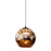 Silver Fort Knox Suspension lighting fixture by Viso, small-sized modern pendant light made in Canada.