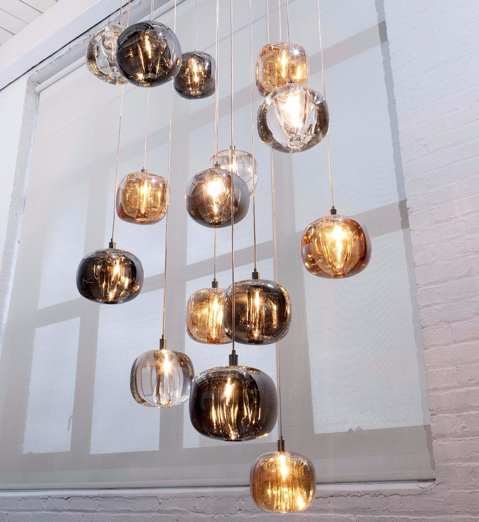 Suspension lumineuse Cubie par VISO (fabriquée au Canada)
