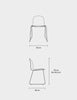 Visu Chair with Sled Base by Muuto