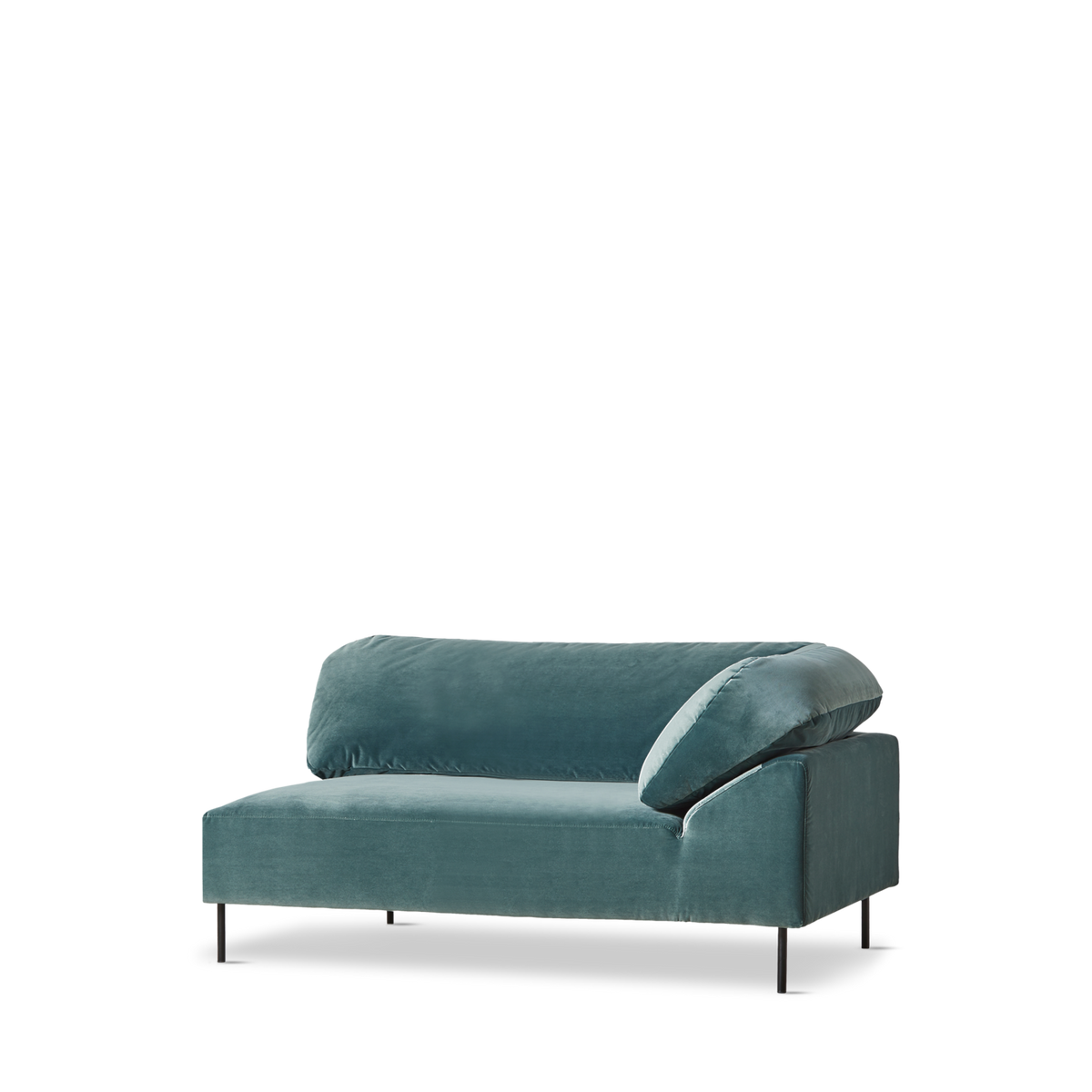 Collar Open End 2-Seater (Arm Right) by Woud Denmark