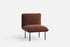 Fauteuil 1 place Nakki Lobby par Woud Denmark