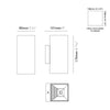 Dau LED Surface Wall Light by ZANEEN design