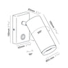 Haul Surface Wall Adjustable Light by ZANEEN design