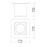 Dau Spot Ceiling Flushmount Lamp by ZANEEN design