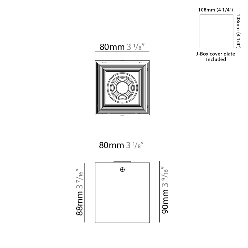 Dau Spot LED Ceiling Mount Light by ZANEEN design