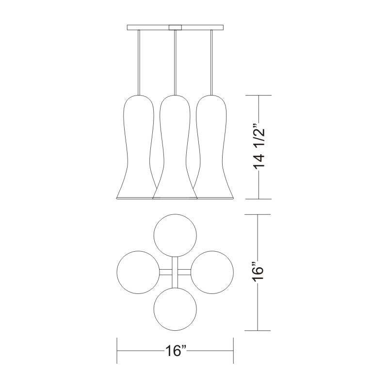 Blues Suspension Lamp by ZANEEN design