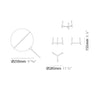Demi Lampe de Table par ZANEEN design